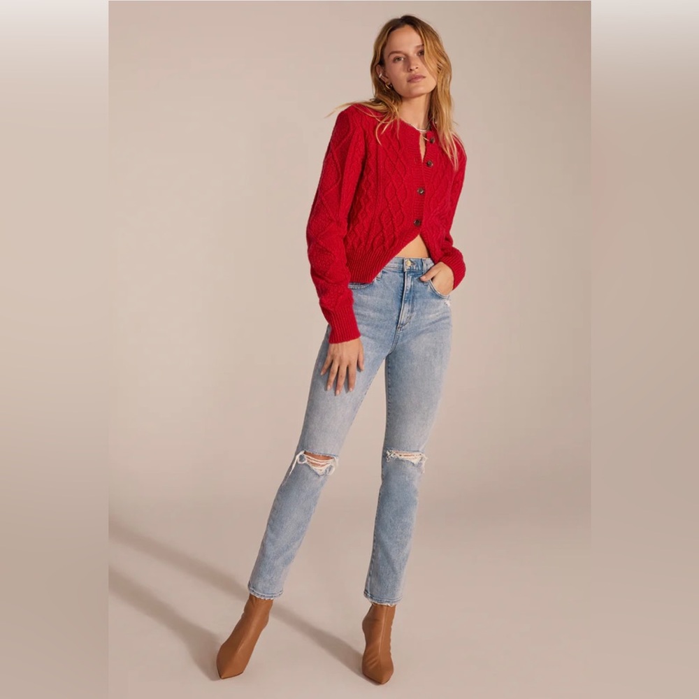 Valentina High Rise Cigarette Ankle Jean